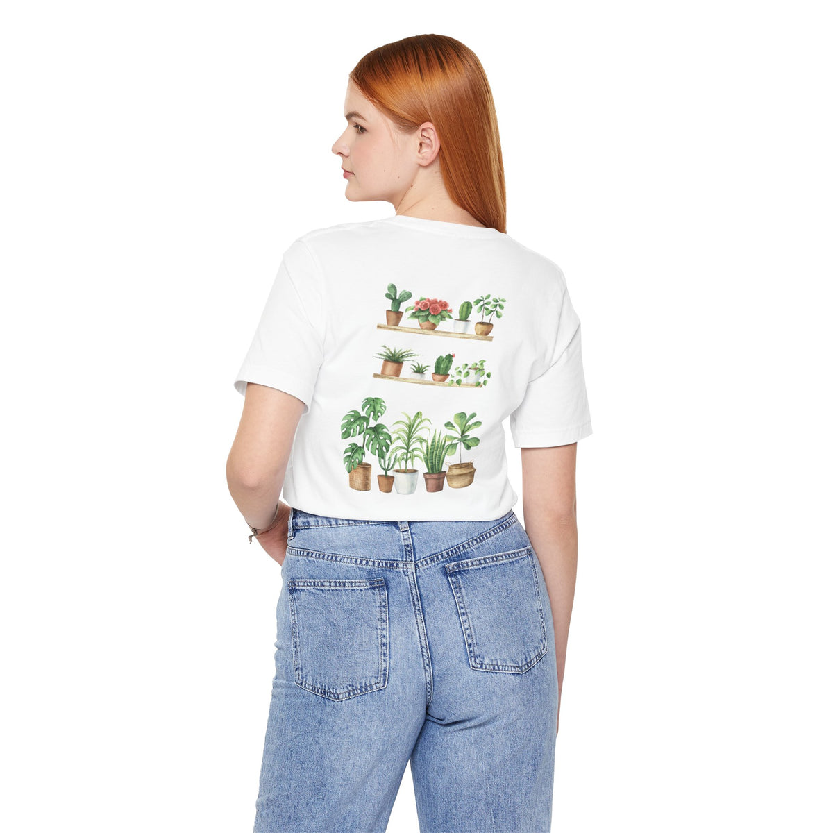 Plant Lover T-Shirt — Potted Houseplants Graphic Tee ("Just One More")
