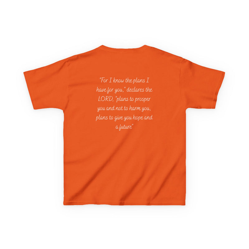 Kids Tee — 'For I Know the Plans' Inspirational Bible Verse Shirt
