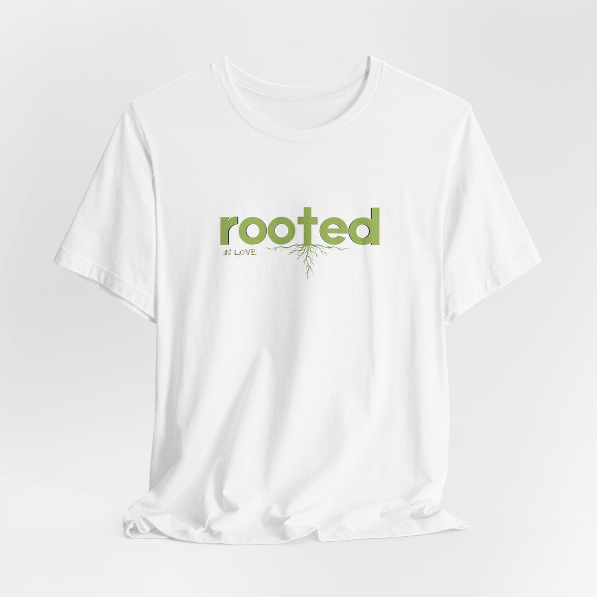 Rooted Tee — "rooted" Nature-Inspired Graphic T-Shirt