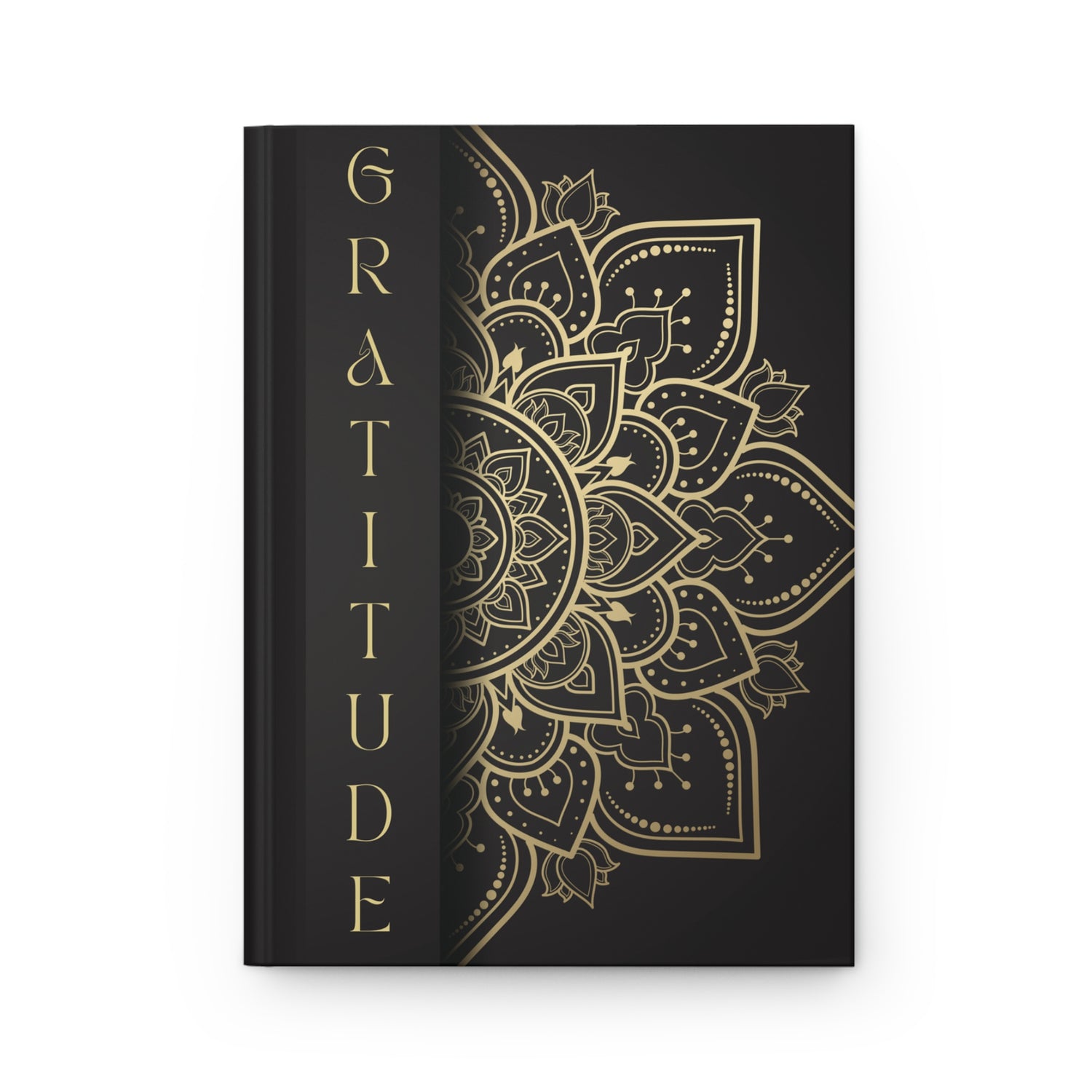 Golden Mandala "Gratitude"  Hardcover Journal