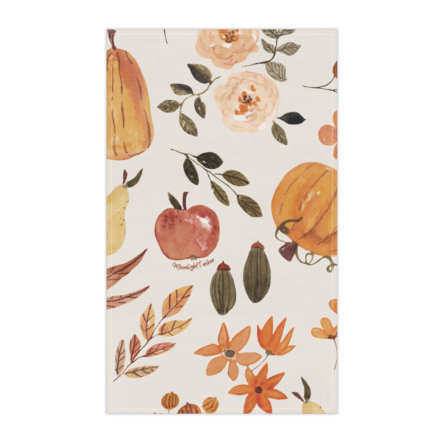 "Golden Hour Garden" Tea Towel