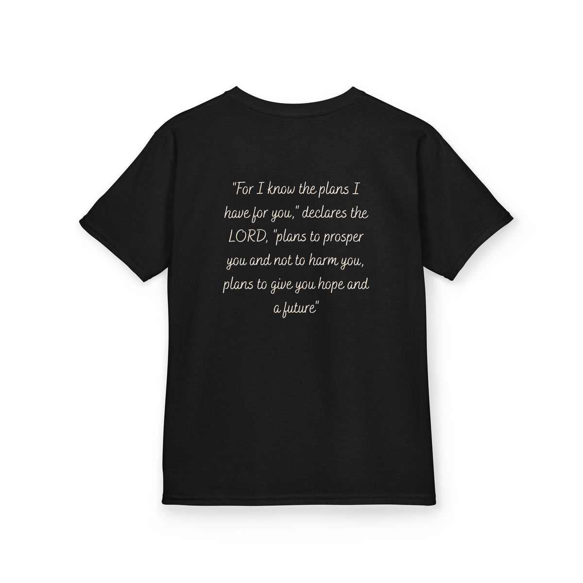 Kids Tee — 'For I Know the Plans' Inspirational Bible Verse Shirt