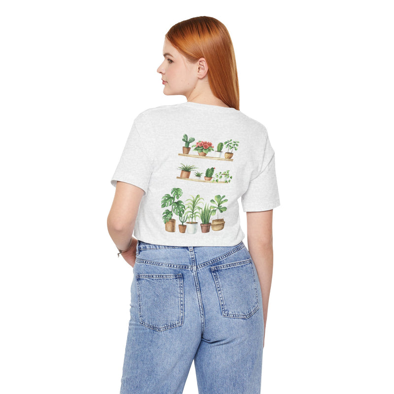 Plant Lover T-Shirt — Potted Houseplants Graphic Tee ("Just One More")