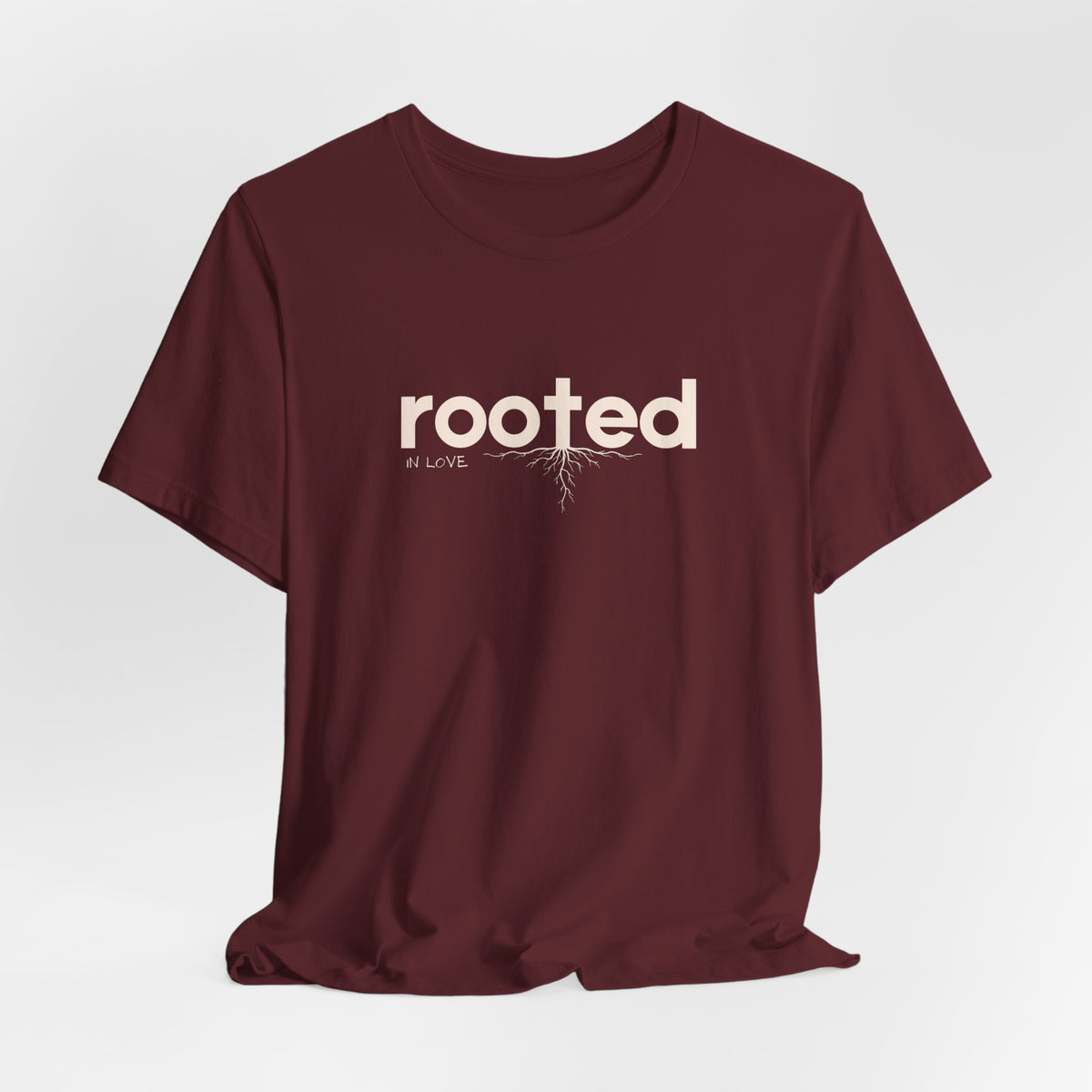 Rooted Tee — "rooted" Nature-Inspired Graphic T-Shirt