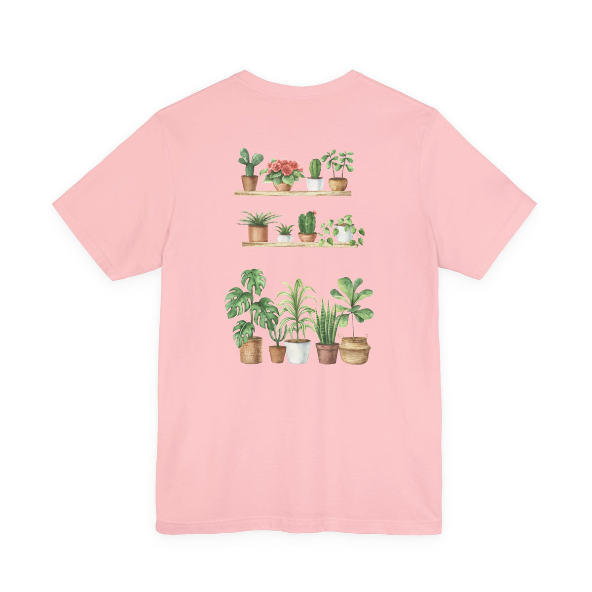 Plant Lover T-Shirt — Potted Houseplants Graphic Tee ("Just One More")
