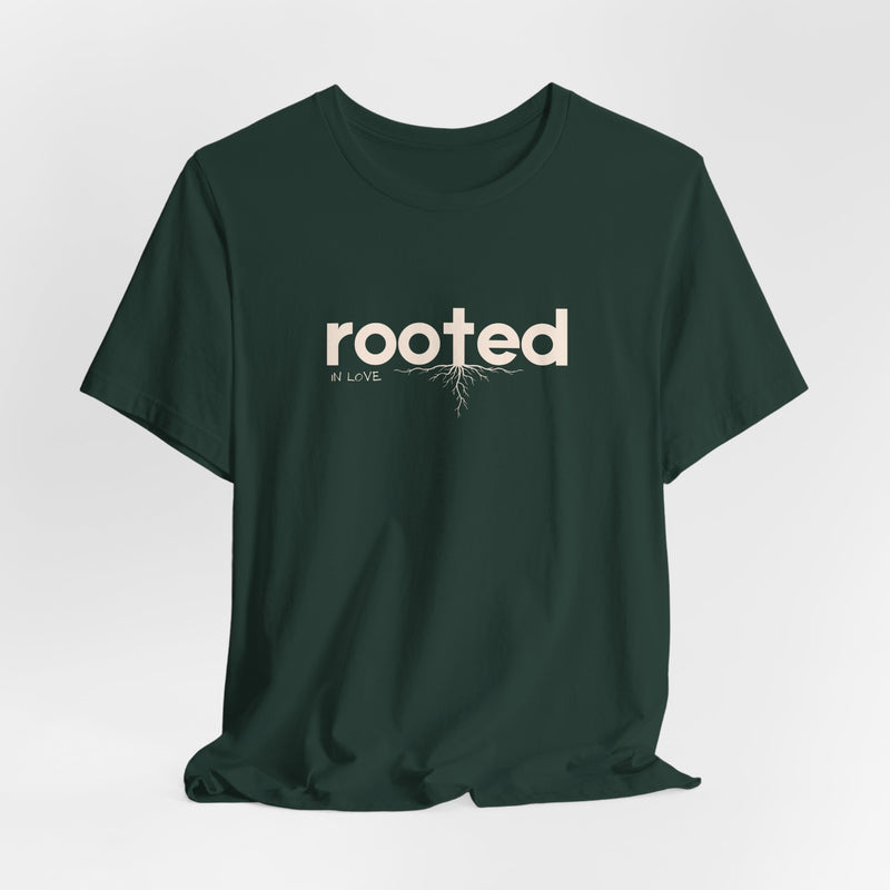 Rooted Tee — "rooted" Nature-Inspired Graphic T-Shirt