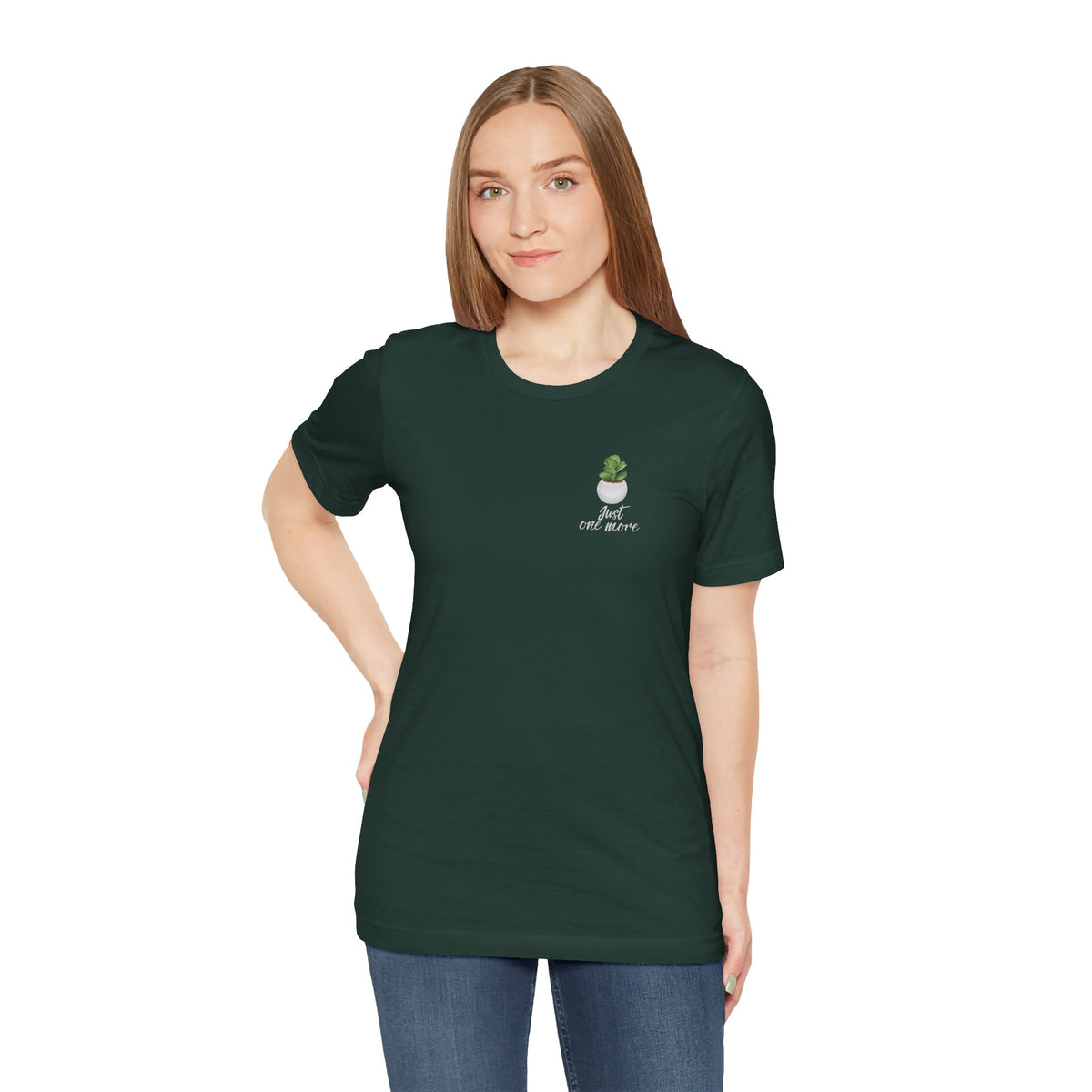 Plant Lover T-Shirt — Potted Houseplants Graphic Tee ("Just One More")