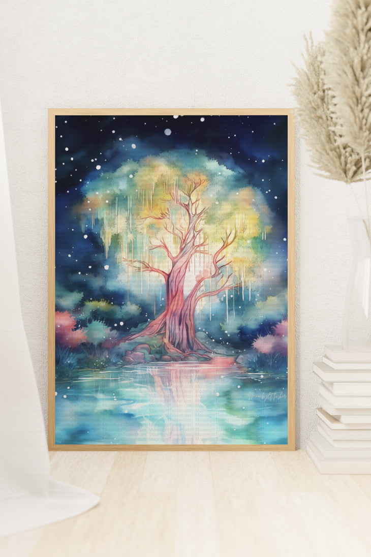 "The Dance of the Willow" Print